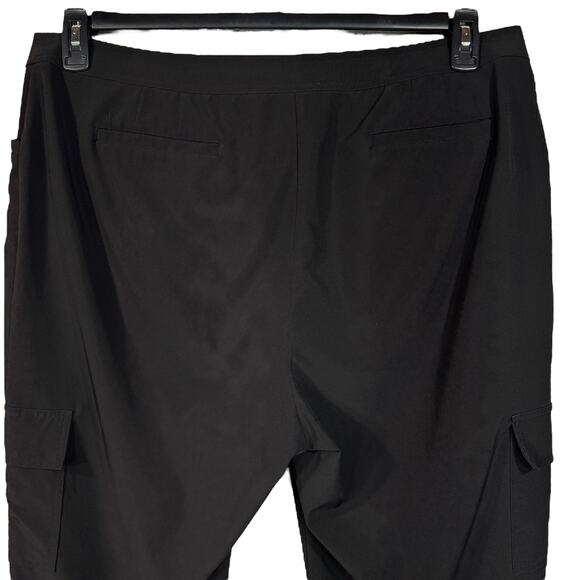Zenergy by Chico’s SZ 3 SHORT (X-Large) Pants Lightweight Stretch Pockets Black - Picture 7 of 9